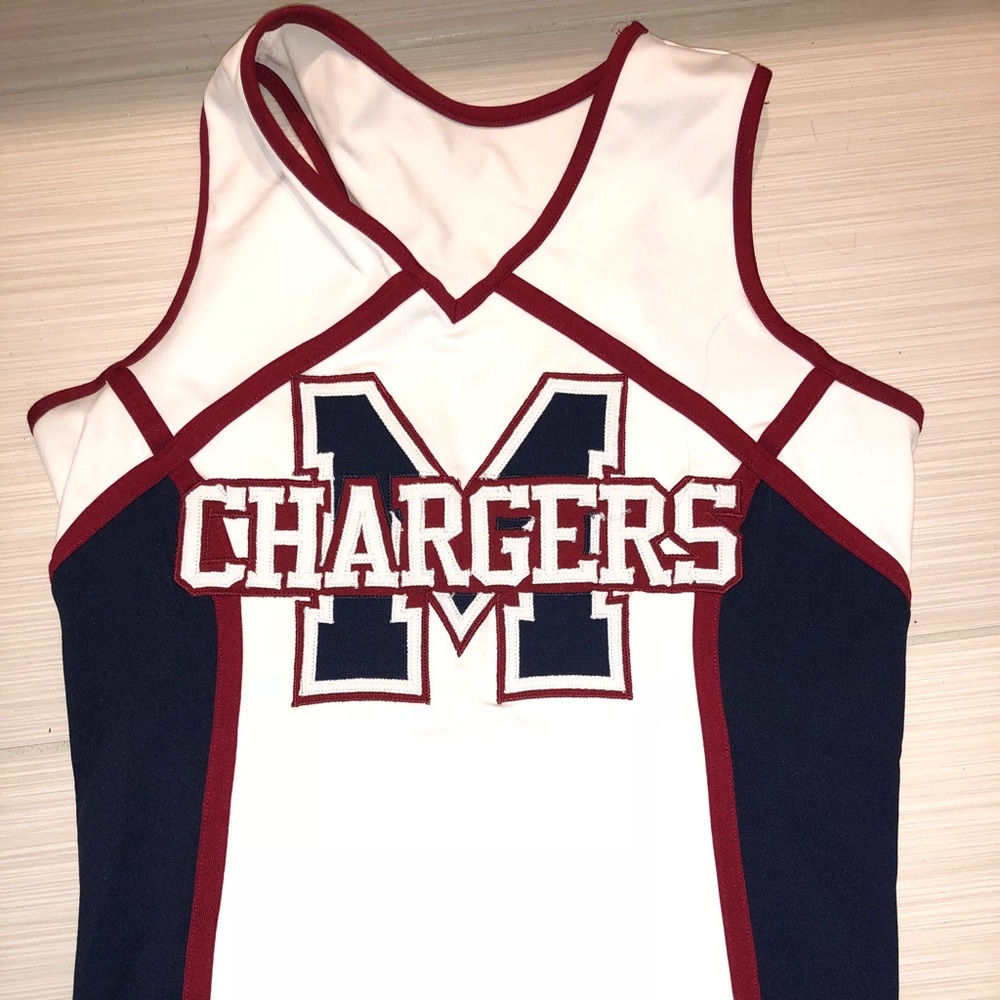 Varsity White Cheer Uniform